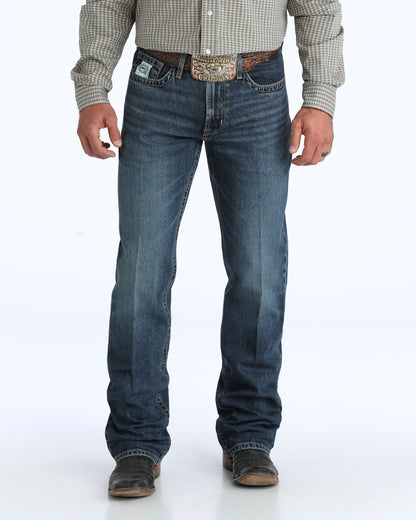 Cinch® Men's White Label Mid Rise Straight Leg Dark Stone Wash Denim Jeans
