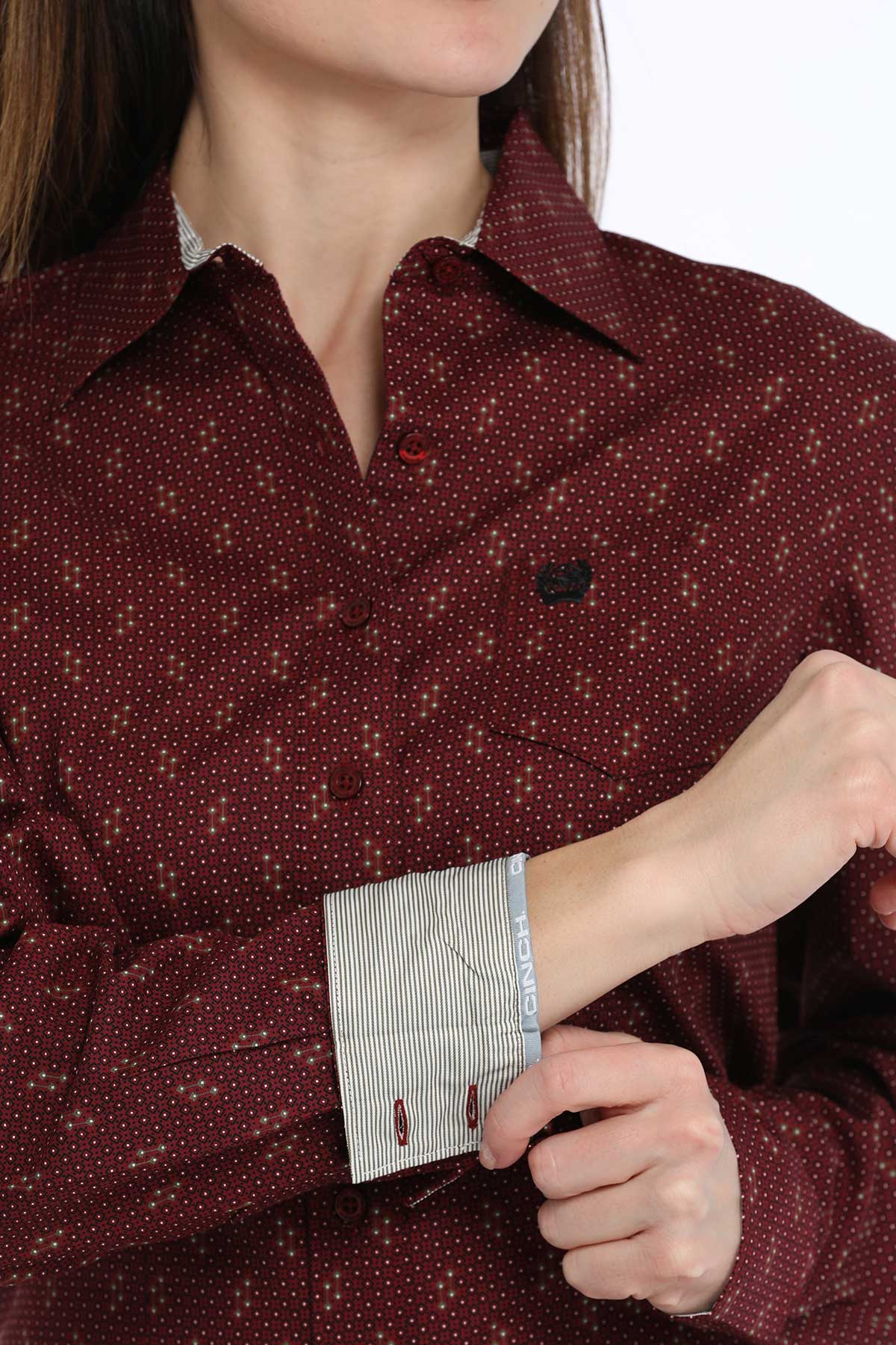 maroon dress shirt womens Port Authority Women's 3/4-Sleeve Easy Care Shirt | Product