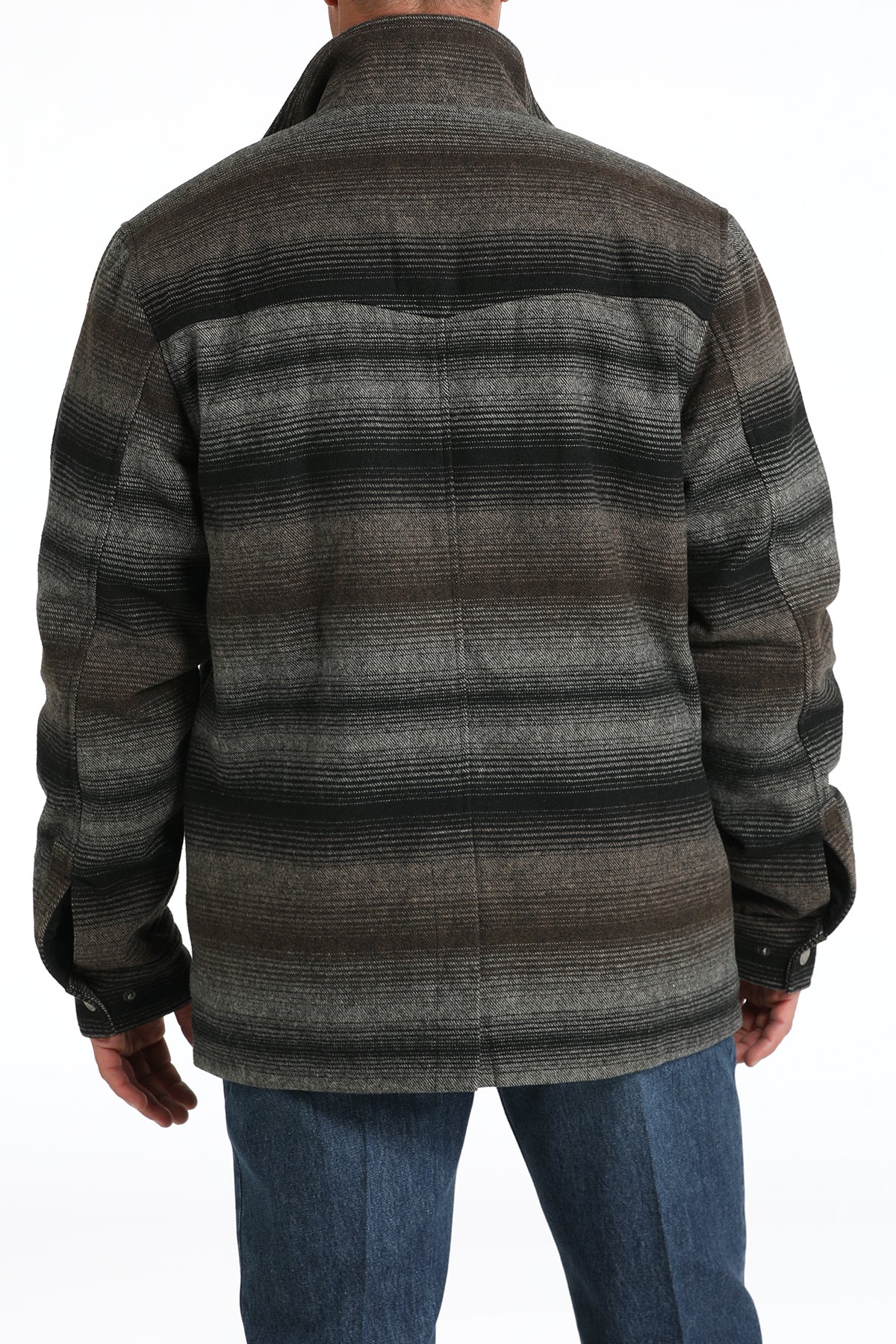 Cinch® Men's Wooly Gray Snap Front Ranch Coat