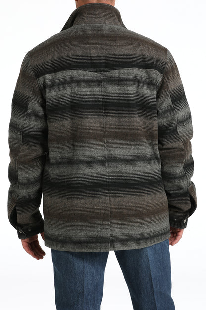 Cinch® Men's Wooly Gray Snap Front Ranch Coat