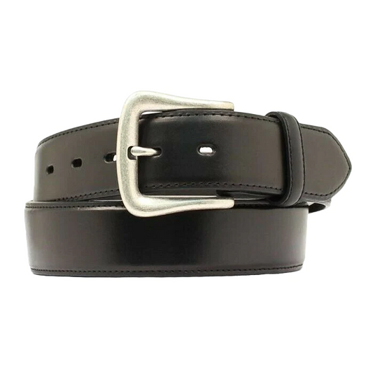 Nocona® Men's Smooth Black Leather Western Belt