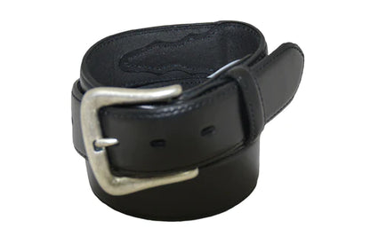 Nocona® Men's Smooth Black Leather Western Belt