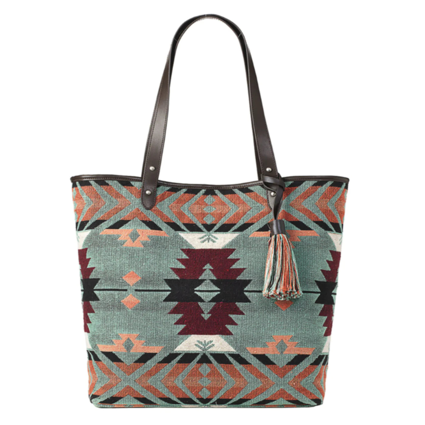 Nocona® Women's Sandra Satchel Southwest Print Western Tote Bag