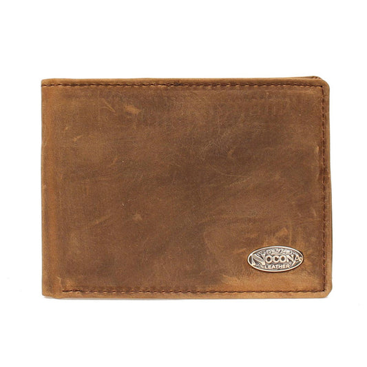 Nocona® Medium Brown Leather Bi-Fold Wallet