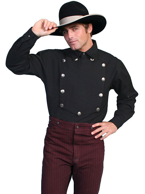 Scully® Men's Rangewear Cavalry Bib Old West Shirt