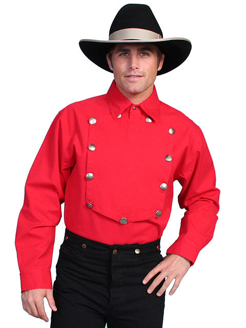 Scully® Men's Rangewear Cavalry Bib Old West Shirt