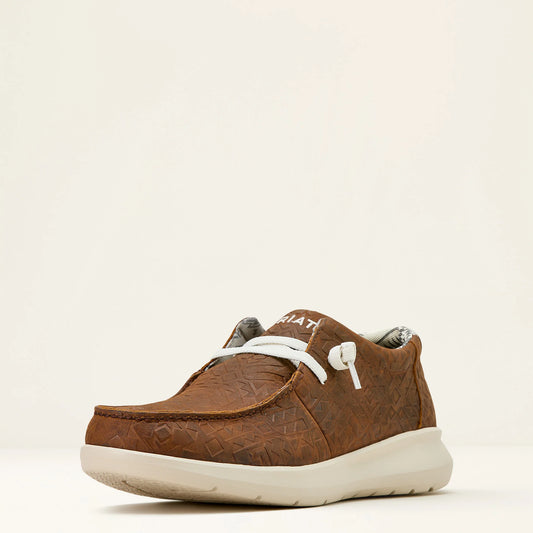 Ariat® Men's Mahogany Hilo Blanket Embossed Leather Shoes