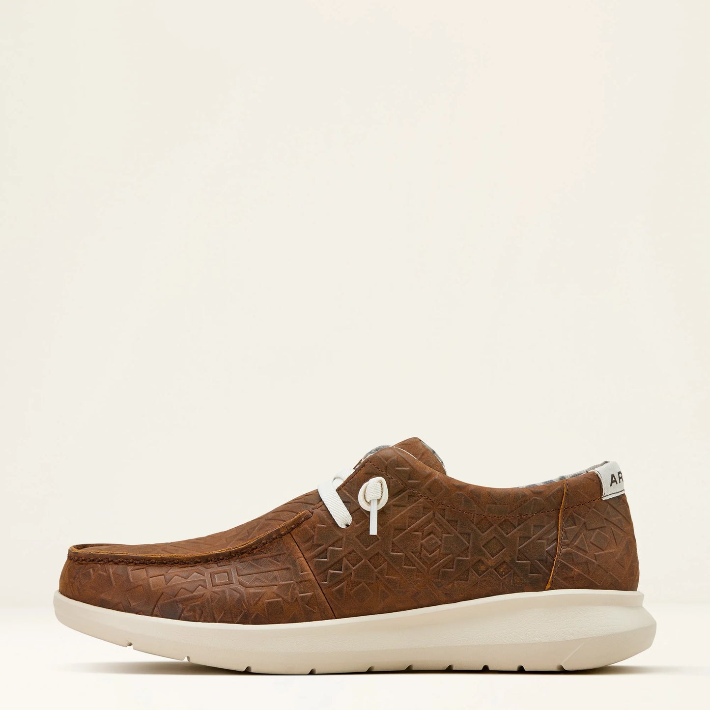 Ariat® Men's Mahogany Hilo Blanket Embossed Leather Shoes