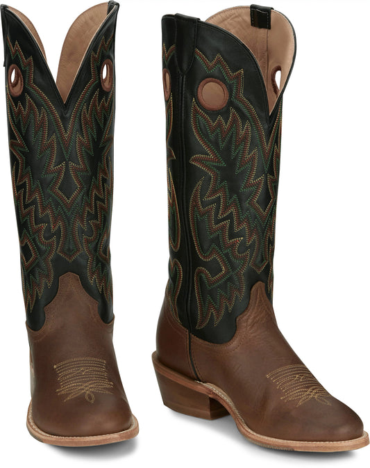 Tony Lama® Men's Rutledge Brown 15" Buckaroo Cowboy Boots