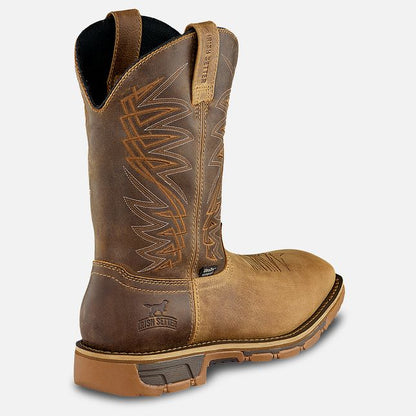 Irish Setter® Men's Marshall 11" Waterproof Leather Safety-Toe Pull-On Work Boots