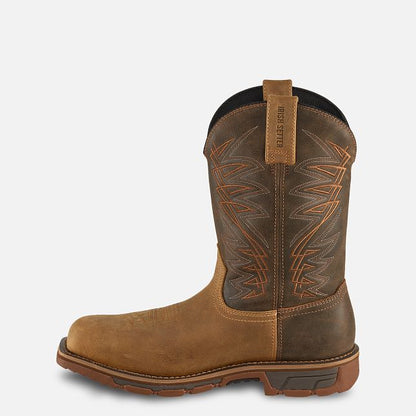 Irish Setter® Men's Marshall 11" Waterproof Leather Safety-Toe Pull-On Work Boots