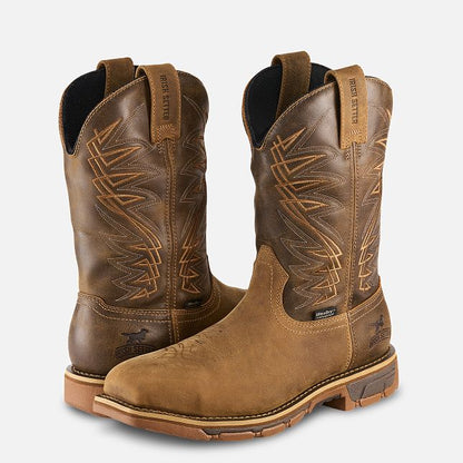 Irish Setter® Men's Marshall 11" Waterproof Leather Safety-Toe Pull-On Work Boots