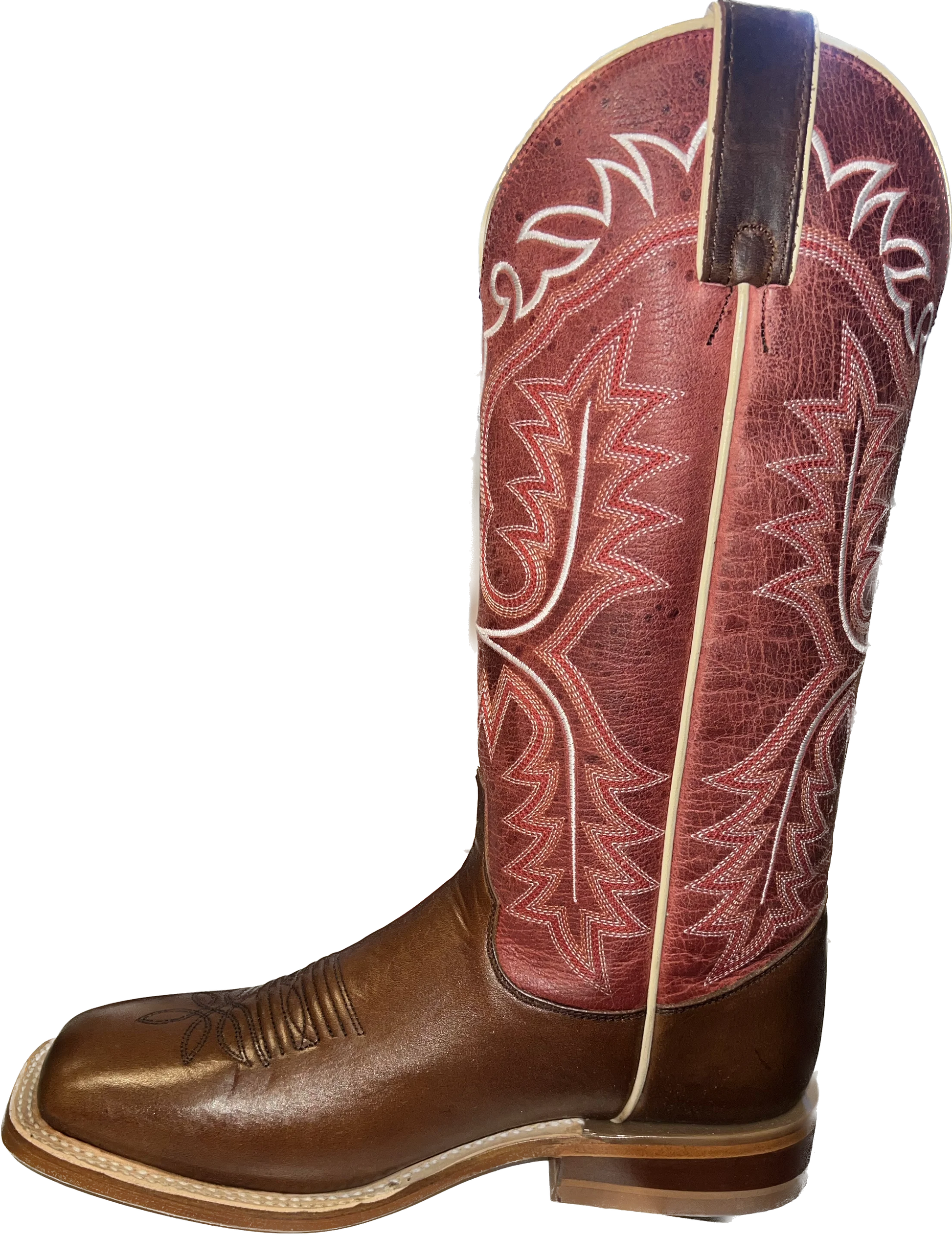 Leather sole cowboy boots deals