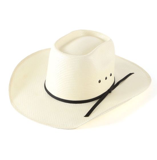 M&F® Kids Ivory Twister Brick Crown Straw Cowboy Hat