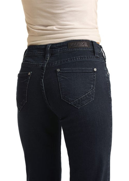 Panhandle Slim® Women's Rock N Roll Mid Rise Bell Bottom Denim Jeans
