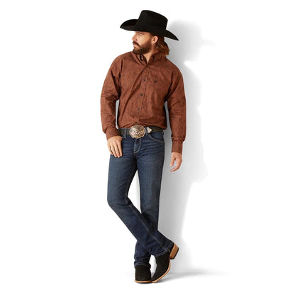 Ariat® Men's Nicky Classic Fit Long Sleeve Button Front Western Shirt