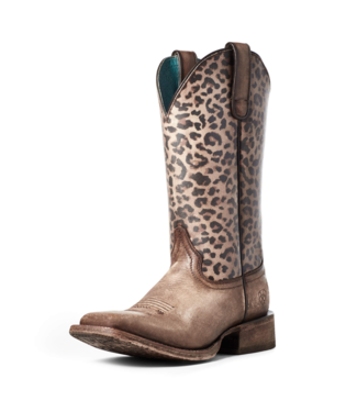 Ariat® Women's Circuit Savanna Distressed Square Toe Cowboy Boots