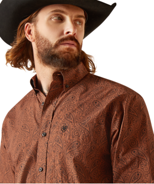 Ariat® Men's Nicky Classic Fit Long Sleeve Button Front Western Shirt