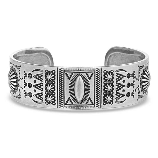 Montana Silversmiths® Southwestern Silver Western Cuff Bracelet