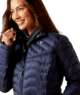 Ariat® Women's Navy Ideal Zip Front Genuine Down Coat