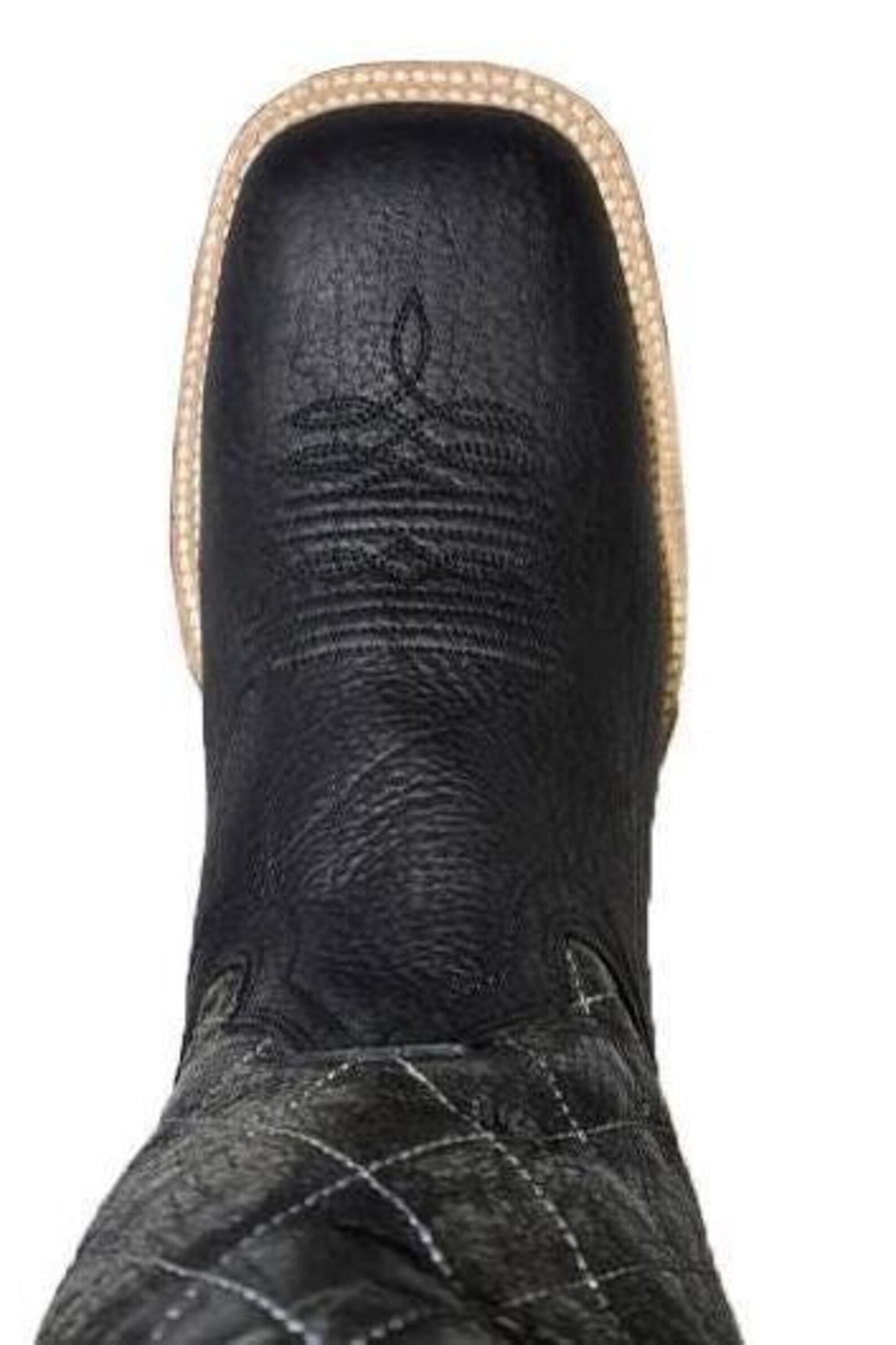 Hondo® Black Crazy Shoulder 16" Tall Top Cowboy Boots