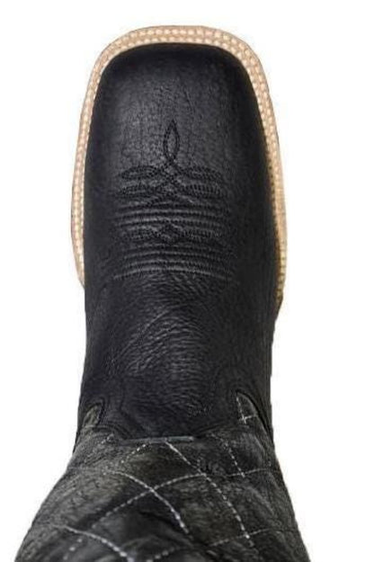 Hondo® Black Crazy Shoulder 16" Tall Top Cowboy Boots