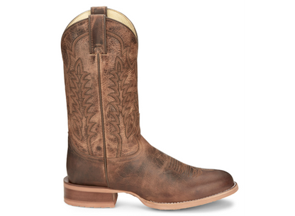 Justin® Men's Clanton Wide Round Toe Cowboy Boots