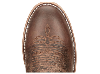 Justin® Men's Clanton Wide Round Toe Cowboy Boots
