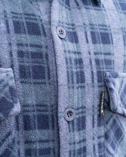 Outback® Men's Chad Blue Plaid Button Front Big Shirt