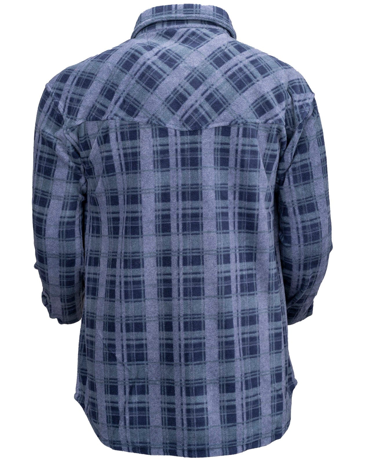 Outback® Men's Chad Blue Plaid Button Front Big Shirt