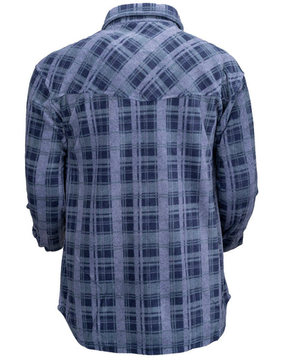 Outback® Men's Chad Blue Plaid Button Front Big Shirt