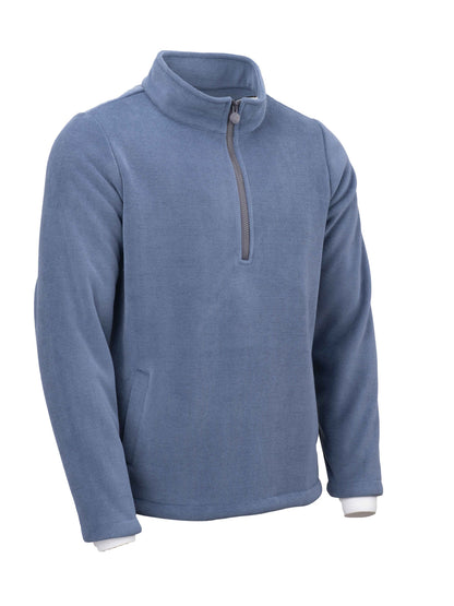 Outback® Men's Blue Atlas Berber Lined 1/4 Zip Pullover