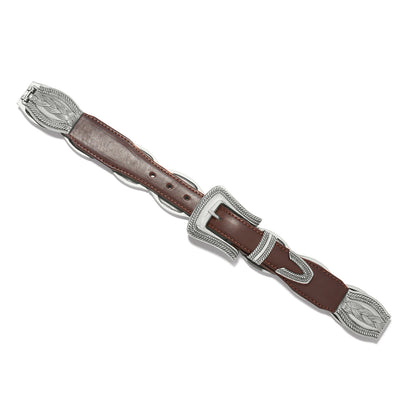 Brighton® Women's Silver Links & Leather Belt