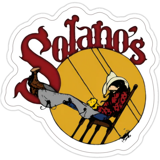 Solano's® Limited Edition Soft Touch Die-Cut Sticker