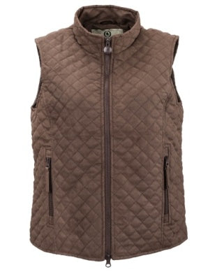 Outback® Women's Grand Prix Quilted Brown Vest