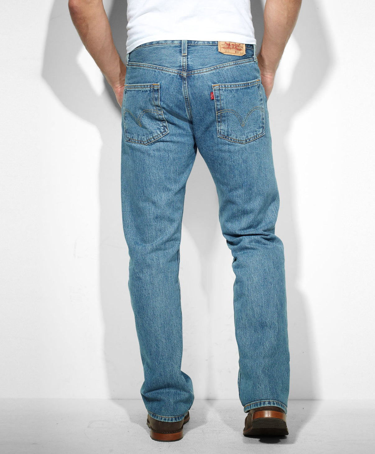 Levi's® Men's 501 Pre-Washed Denim Jeans - Medium Stone – Solano's Boot ...