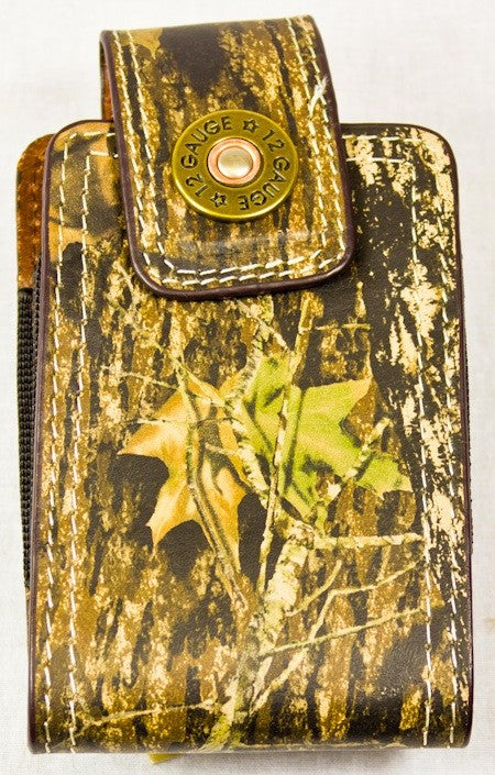 Nocona Shotgun Mossy Oak Leather Phone Case