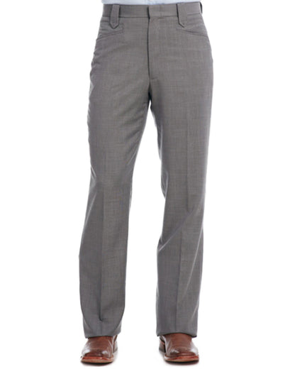 Circle S Men's Steel Grey Western Ranch Dress Pants Solano's Boot & Western Wear Circle S Men's Steel Grey Western Ranch Dress Pants Solano's Boot & Western Wear