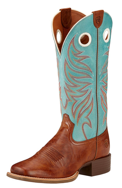 Ariat® Women's Round Up Rider Roper Cowboy Boots