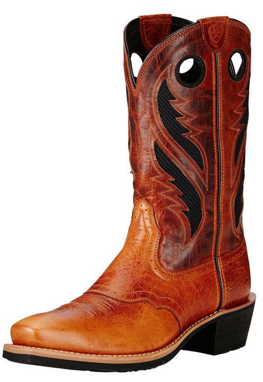 Ariat® Men's Heritage Roughstock Venttek Cowboy Boots