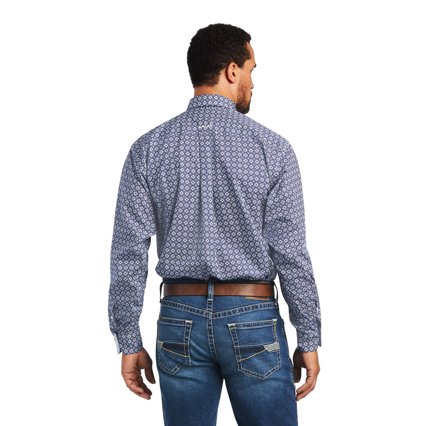 Ariat® Men's Ernest Wrinkle-Free Long Sleeve Button Front Western Shirt