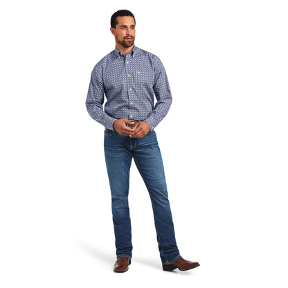 Ariat® Men's Ernest Wrinkle-Free Long Sleeve Button Front Western Shirt
