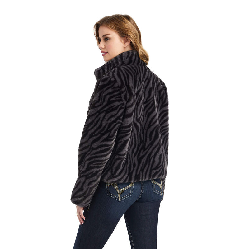 Ariat® Women's City Girl Tiger Stripe Faux Fur Western Jacket
