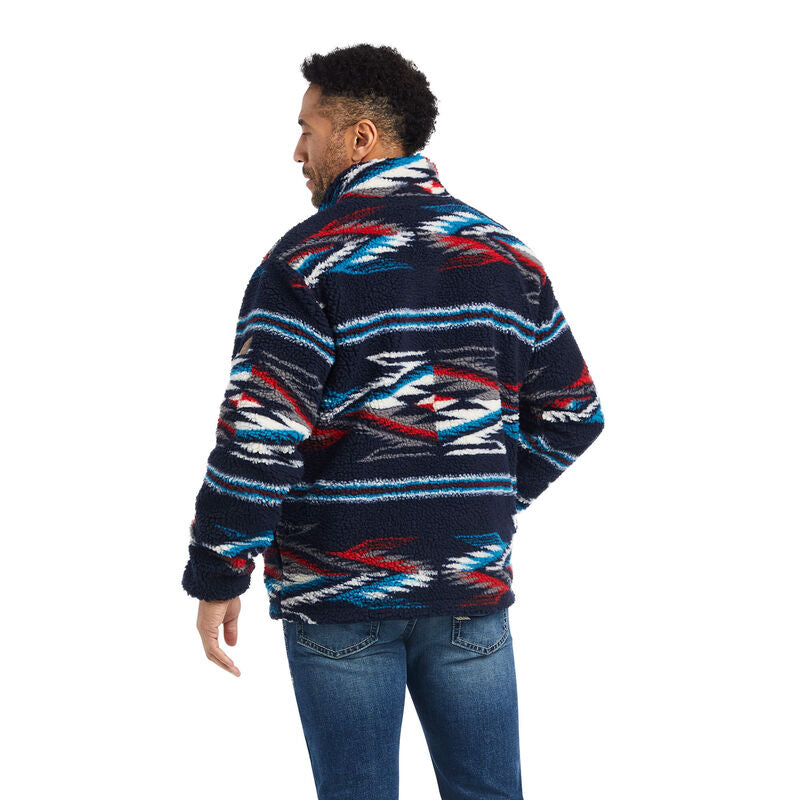 Ariat® Men's Southwest Chimayo Fleece Zip Front Western Jacket