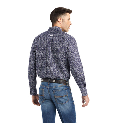 Ariat® Men's Trailblazer Floral Print Long Sleeve Button Front Shirt