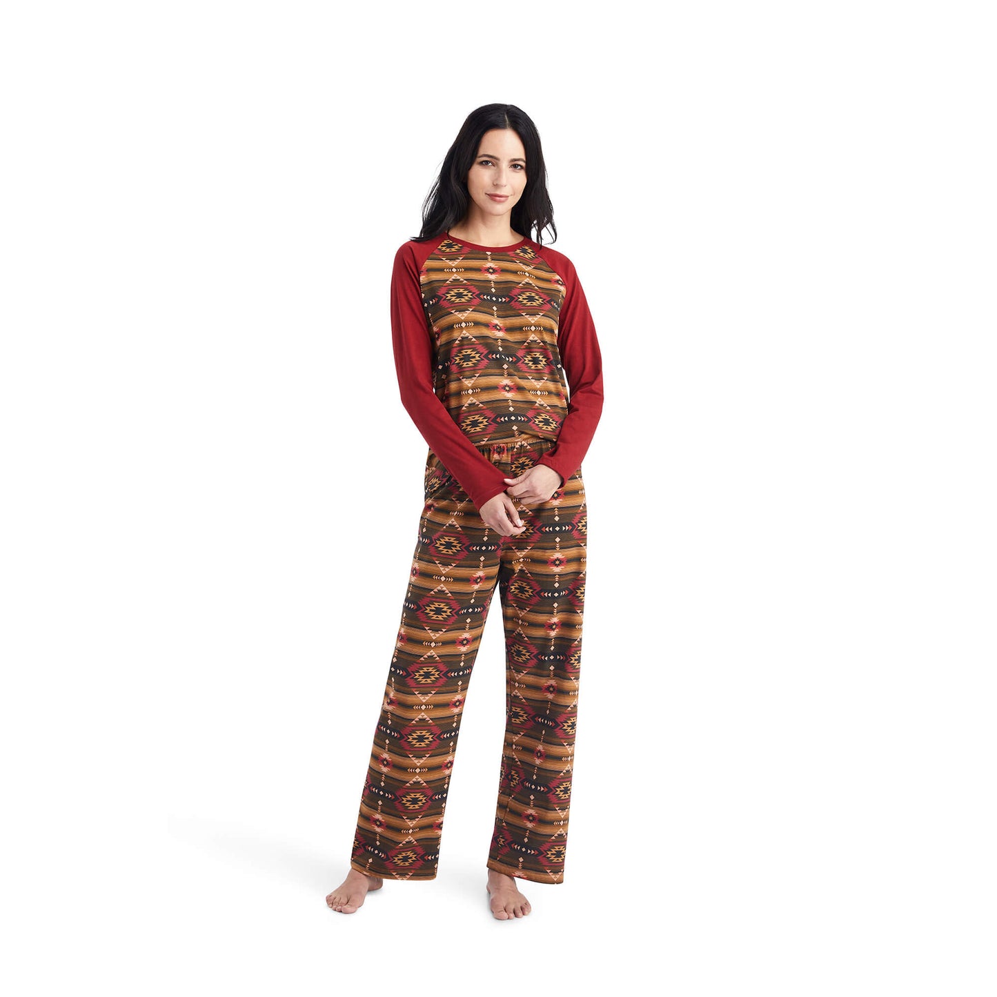 Ariat® Women's Southwest Print Western Pajama Set
