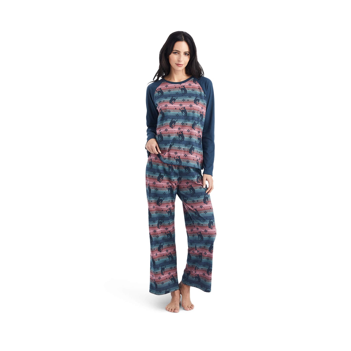 Ariat® Women's Bucking Serape Western Pajama Set