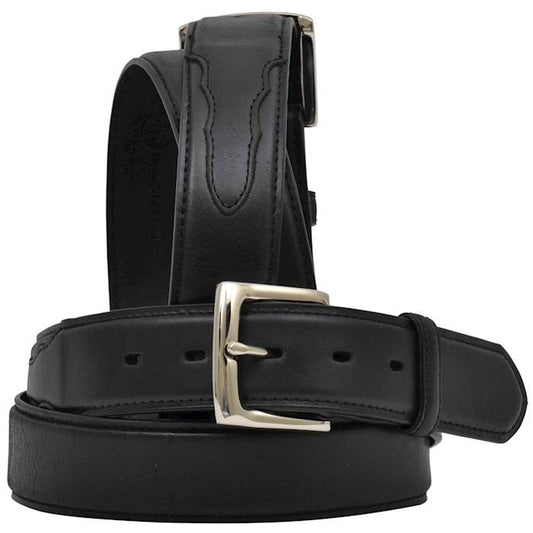 3-D® Men's Waxy Overlay Leather Western Belt