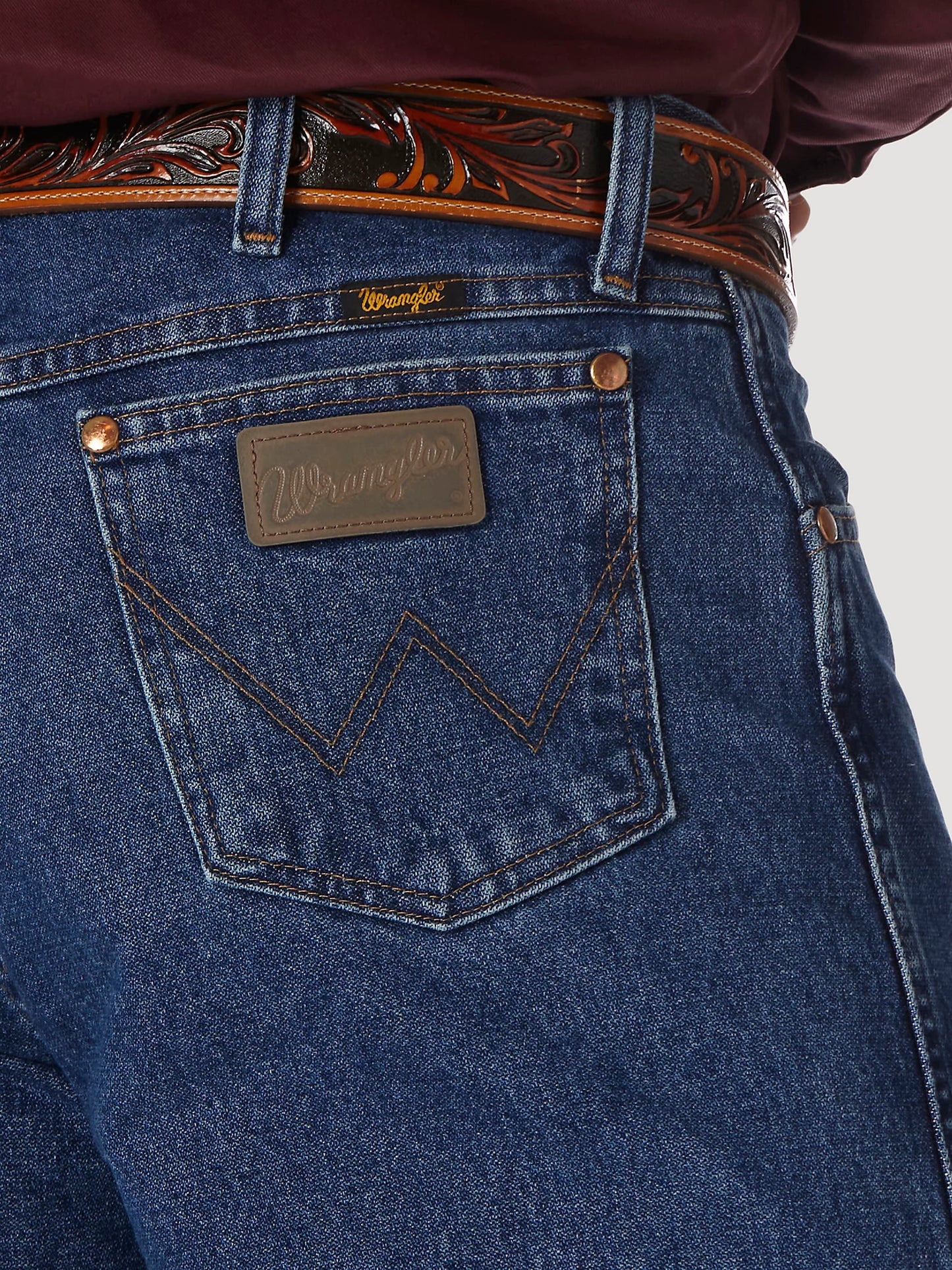Wrangler® Men's Cowboy Cut 13MWZ Stonewashed Denim Jeans