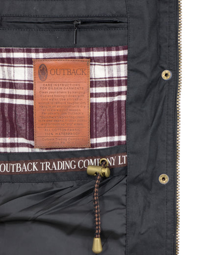 Outback Trading® Women's Jill-A-Roo Black Oilskin Western Jacket